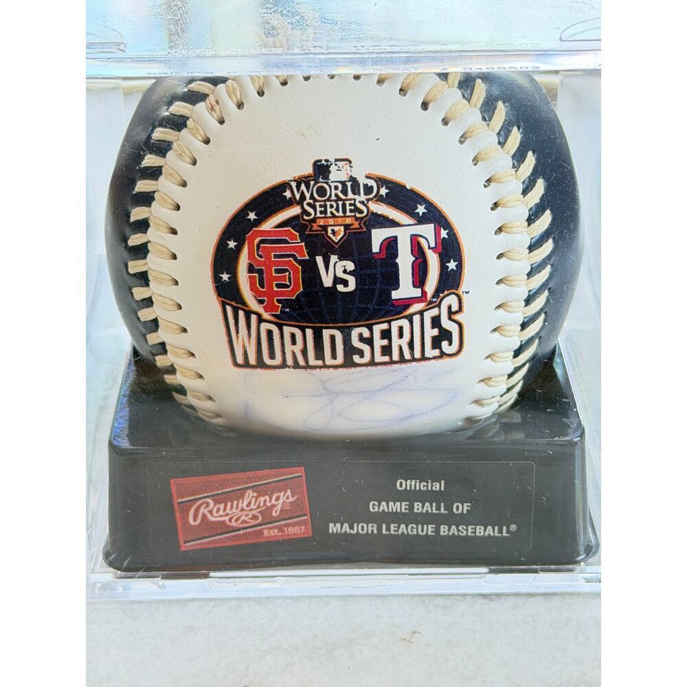 2010 World Series Official Game Ball
San Francisco Giants vs Texas Rangers